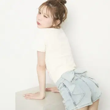[라스트] TITTY&CO. 백리본 숏팬츠 M 새상품