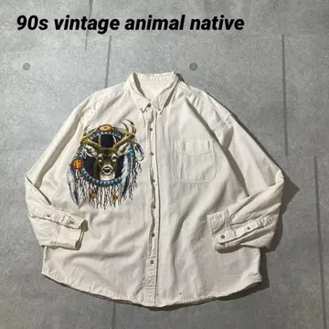 90s vintage animal native 애니멀 네이티브 XXL