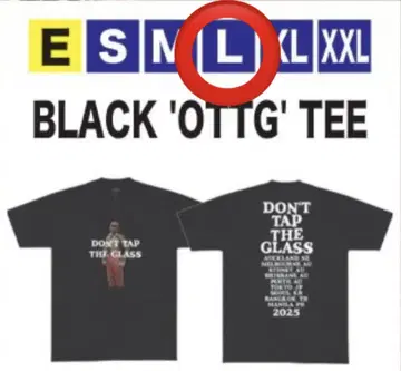 BLACK 'OTTG' TEE