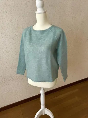 UNITED ARROWS 민트 그린 스웨터