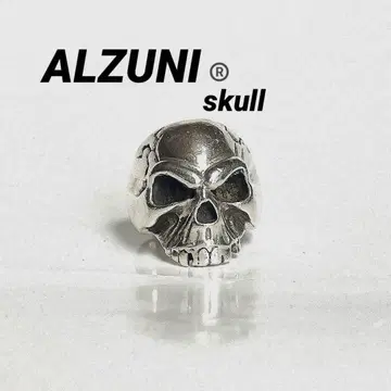 ALZUNI 알즈니 스컬 실버 950 반지 약 16.5~17호