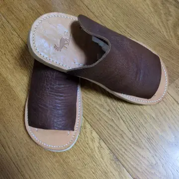 공휴일 가격 비브람 Vibram 브라운 가죽 오픈토 샌들 레어