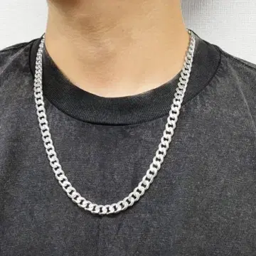 실버 925 키헤이 목걸이 7mm 55cm Italy made