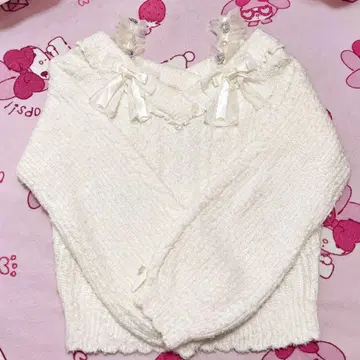 LIZLISA 오픈 숄더 니트 비쥬