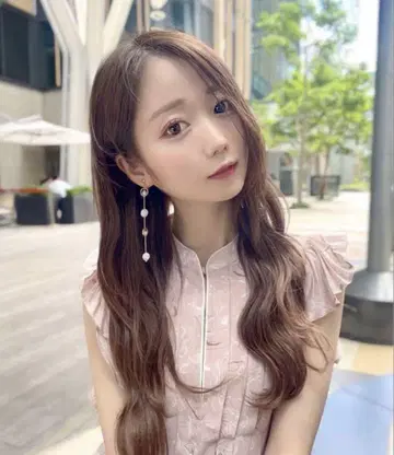 마블 플라워 무늬 원피스 snidel 0 사이즈 핑크
