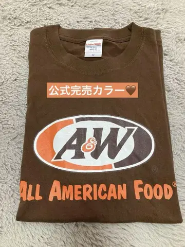 미착용 새상품 A&W 오키나와 엔더 T셔츠 브라운 M 사이즈