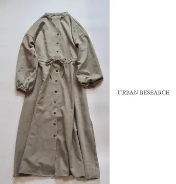 URBAN RESEARCH 어반 리서치 V넥 셔츠 원피스