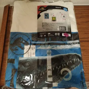 [ 미사용 새상품 ] 이온 한정판 쥬라기 월드 모사사우루스 T셔츠 XL