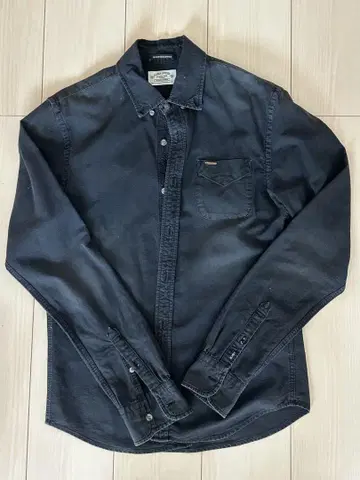 새상품급 Scotch & Soda 긴팔 셔츠 S 블랙