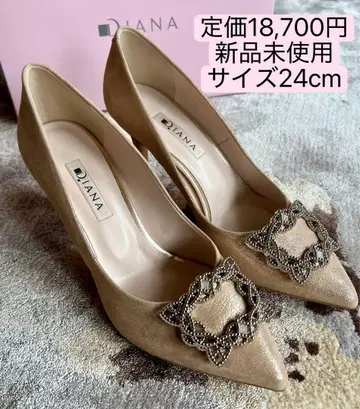 DIANA 장식 스틸레토 힐 24cm