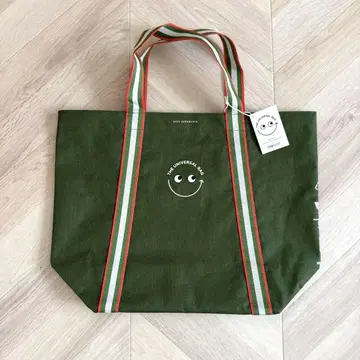 홍콩 한정판 안야 힌드마치 citysuper 에코백 / 그린