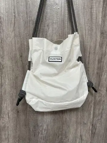 HUNTER 헌터 트래블 나일론 토트 BAG 화이트