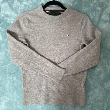 TOMMY HILFIGER 그레이 스웨터 S
