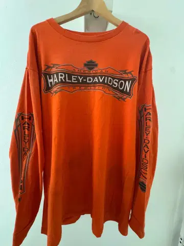 00년대 Harley-Davidson 프린트 롱 T 49
