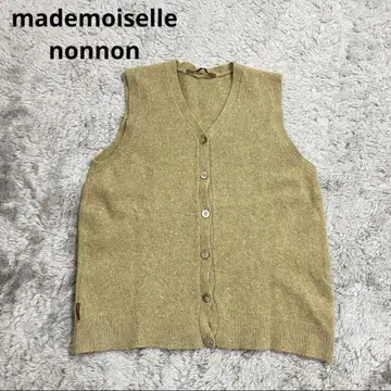 mademoiselle nonnon 마드모아젤논논 니트 베스트 L