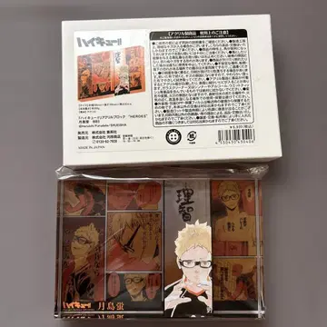 하이큐!! 츠키시마 케이 아크릴 블록 HEROS