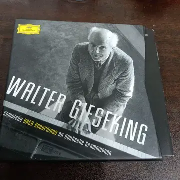 7장 세트 기제킹 DG 바흐 녹음 전집 Walter Gieseking