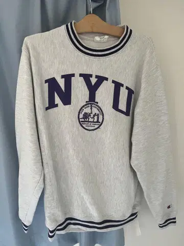 Champion 리버스 위브 NYU 트레이닝복 MEDIUM