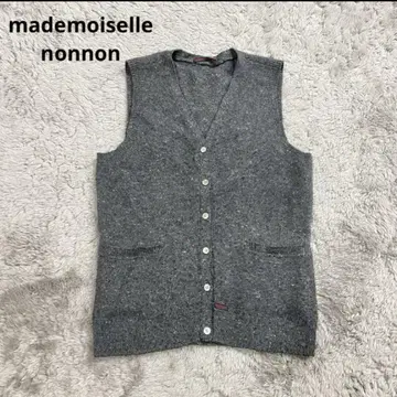 mademoiselle nonnon 마드모아젤 논논 니트 베스트 L