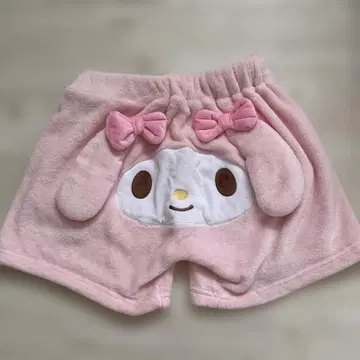마이멜로디 페이스 플리스 숏팬츠