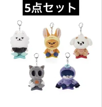 TXT 투바 뿔바투 POPUP 봉제 인형 키링 5종 세트