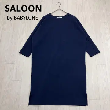 SALOON by BABYLONE 돌먼 슬리브 튜닉 원피스