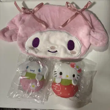 마이멜로디 헬로키티 봉제 인형 세트