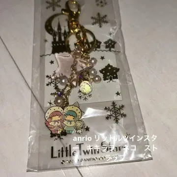 Sanrio 리틀 트윈스타 키키라라 고양이 스트랩 레어템