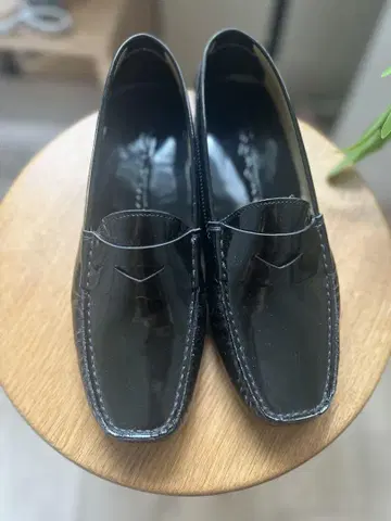 Santoni 블랙 로퍼