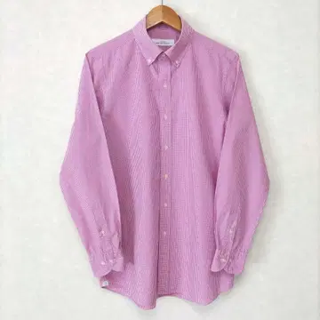 GREEN LABEL RELAXING 깅엄 체크 BD 셔츠 XL