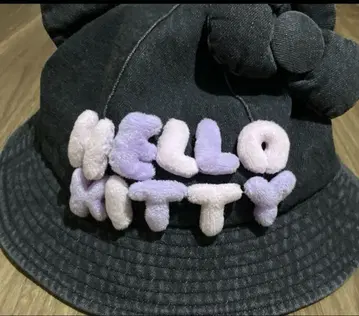 HELLO KITTY 귀도리 모자 미사용 새상품