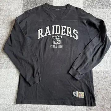 RAIDERS NFL 오리지널 긴팔 티셔츠