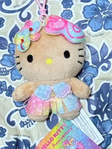 산리오 일광화상 키티 하와이 한정판 50주년 키링