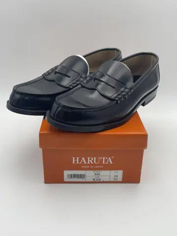 미사용 새상품 하루타 HARUTA 906 코인 로퍼 28cm