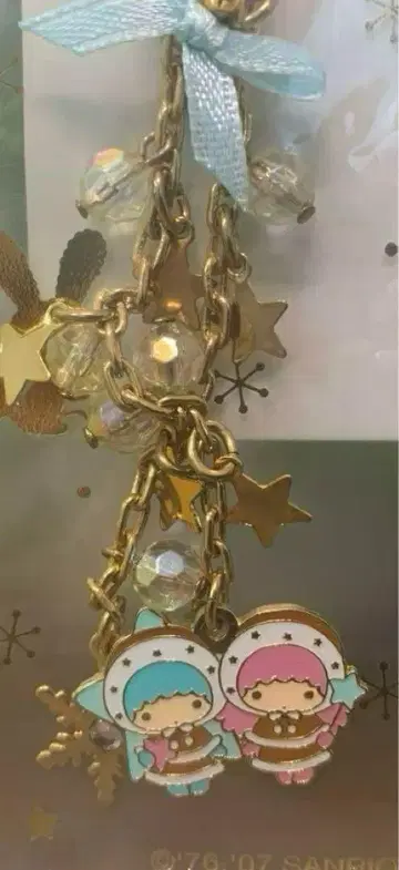 [레어] 리틀트윈스타 스트랩 토끼 눈꽃 키키라라 헤이세이 레트로