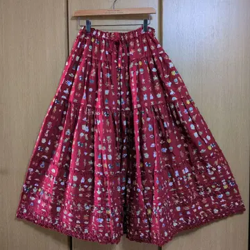 [미사용 새상품] 핑크하우스 PinkHouseFavorite 패턴 스커트