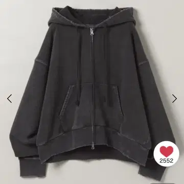 JEANASIS 페이드 컬러 ZIP 후디 지나시스