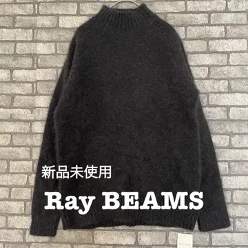 미사용 새상품 Ray BEAMS 레이빔즈 하이넥 샤기 니트