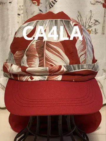 CA4LA 카시라 FLAP TARBAN CAP 캡 레드 여성용