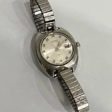 레어템 SEIKO 매틱 레이디 빈티지 자동 와인딩 시계 실버 다이얼