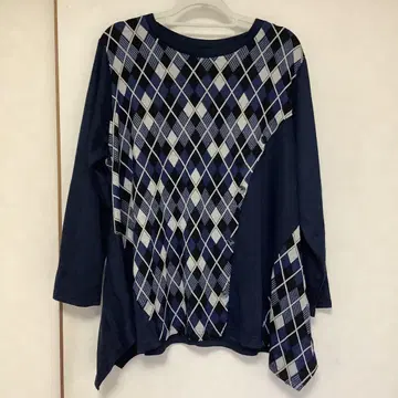 아가일 긴팔 튜닉 새상품 4L C