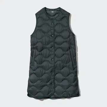 UNIQLO 울트라 라이트 다운 롱 베스트 S 사이즈
