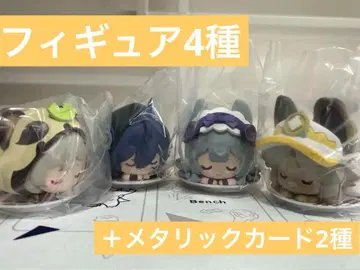 원신 스시로 피규어 4종 컴프 + 메탈릭 카드 (카치나, 오로룬)