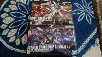 [ 반다이 ] HGUC 건담 F91, 크로스본 건담 [ 프라모델 ]