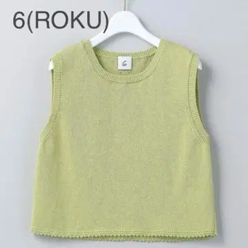 6(ROKU) PICOT NO SLEEVE KNIT PULLOVER
