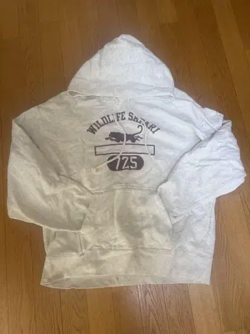 Champion Wildlife Safari 후드티 M 화이트