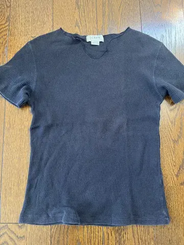 [레어] J.CREW 다크 블루 와플 T셔츠 S사이즈