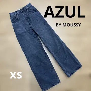 AZUL 와이드 데님 하이웨스트 xs