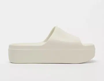 zara 통굽 샌들 화이트 스포티 샌들