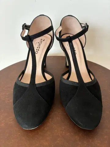 Repetto 원 스트랩 슈즈 블랙 사이즈 37.5 정가 47000엔